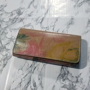 Patricia Nash Floral Leather Bi-fold Wallet